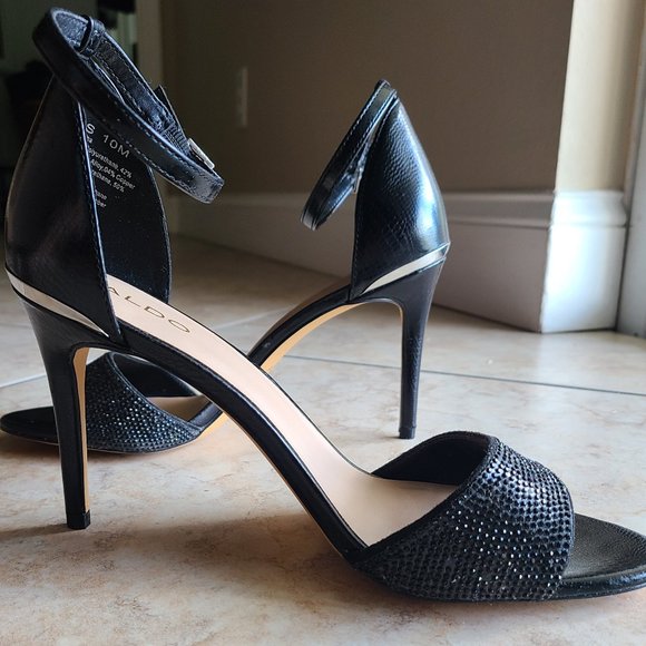 Aldo | Shoes | Nwot Classic Black Aldo Sandals Sz | Poshmark display picture 1
